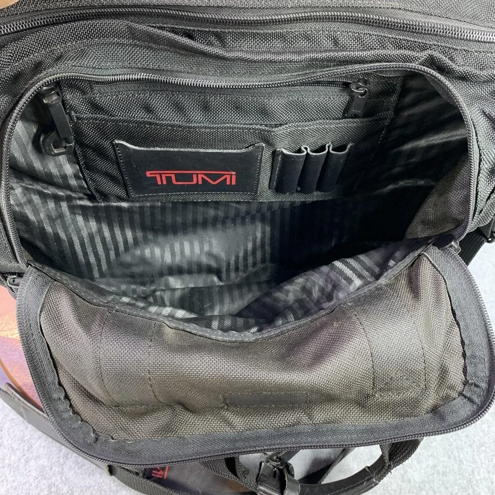 Tumi SafePort Black Ballistic Nylon Laptop Briefcase Shoulder Travel Bag